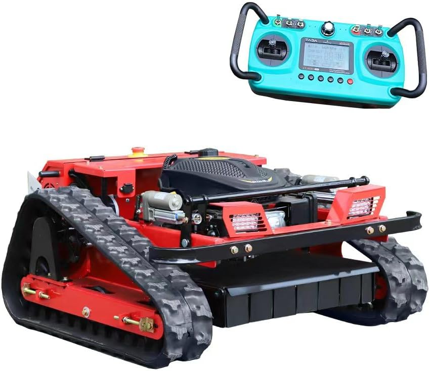 Infront Remote Control Lawn Mower, 20" Cutting Width, Adjustable Height, All-Terrain Track Design