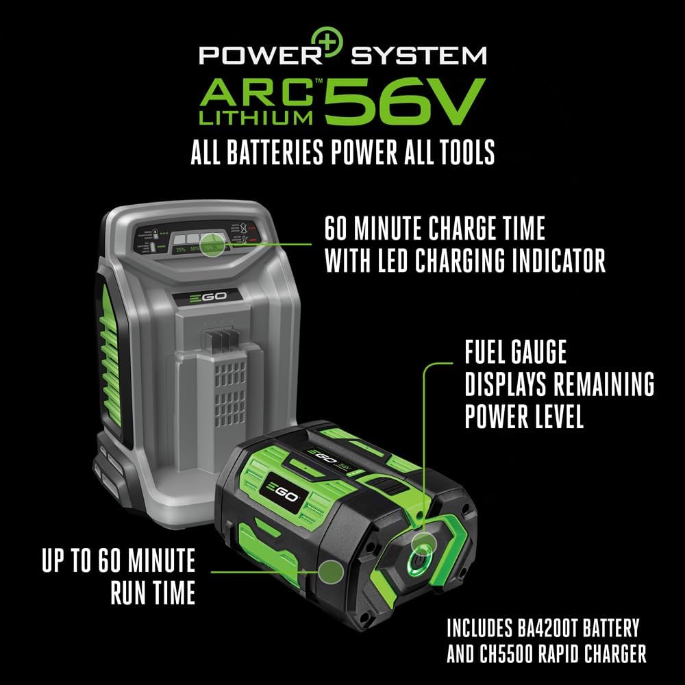 EGO POWER+ LM2135SP 56V Self-Propelled Cordless Lawn Mower, Select Cut & Touch Drive, 7.5Ah Battery & Charger