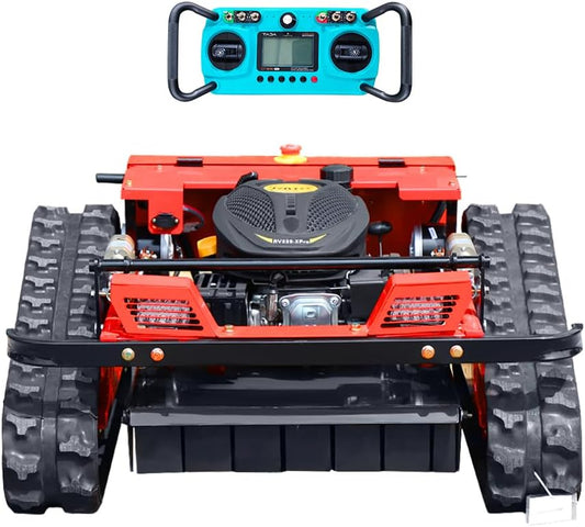 Infront Remote Control Lawn Mower, 20" Cutting Width, Adjustable Height, All-Terrain Track Design