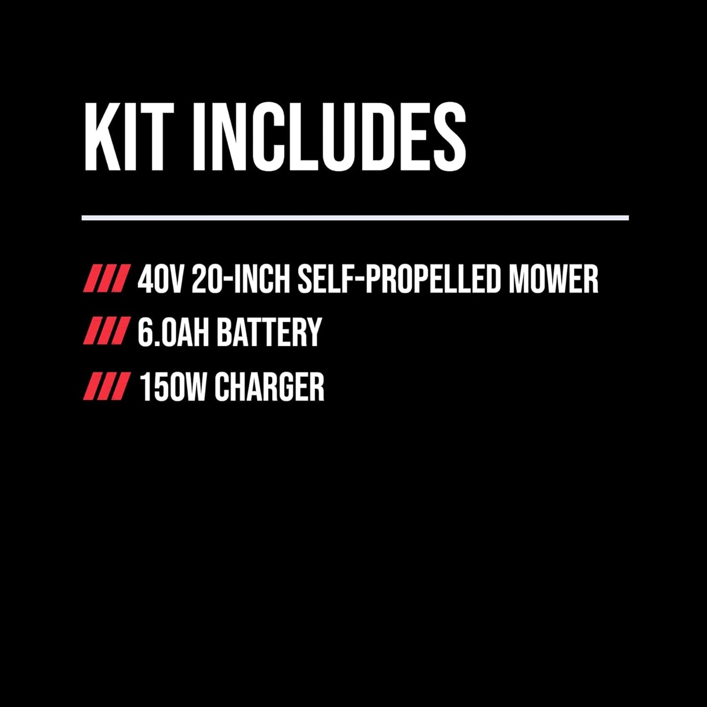 SKIL PWR CORE 40 Brushless 40V 20-Inch Self-Propelled Mower Kit