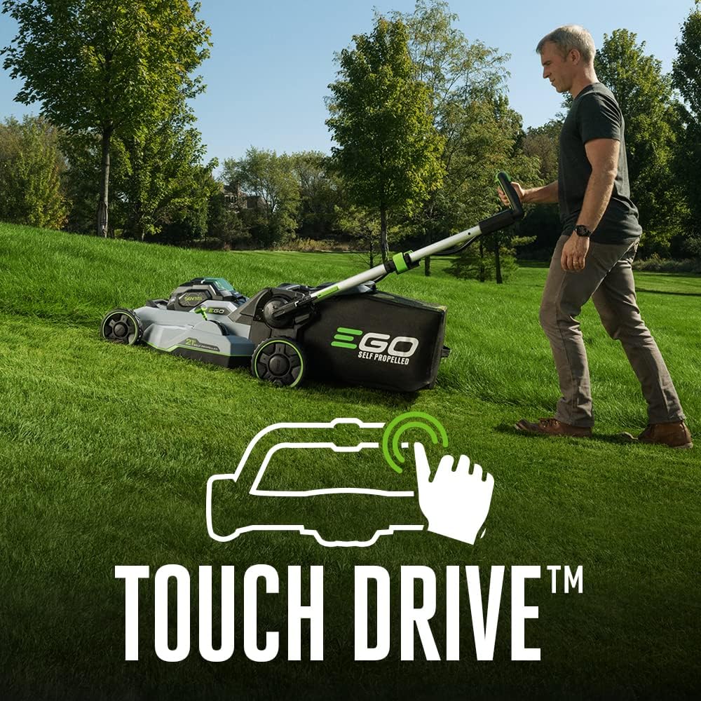 EGO POWER+ LM2135SP 56V Self-Propelled Cordless Lawn Mower, Select Cut & Touch Drive, 7.5Ah Battery & Charger