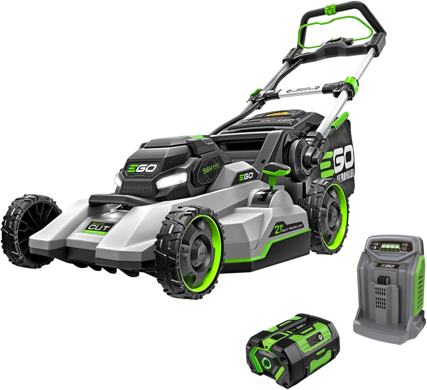 EGO POWER+ LM2135SP 56V Self-Propelled Cordless Lawn Mower, Select Cut & Touch Drive, 7.5Ah Battery & Charger
