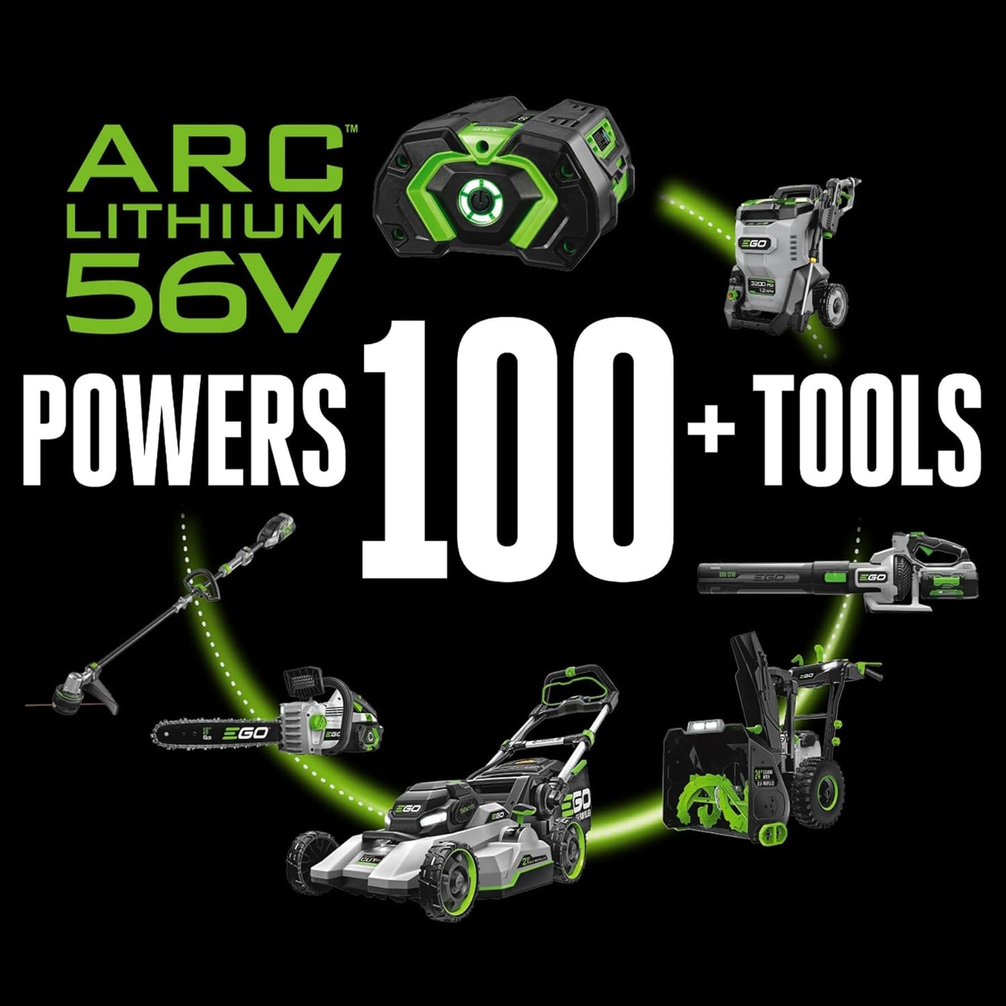 EGO POWER+ LM2135SP 56V Self-Propelled Cordless Lawn Mower, Select Cut & Touch Drive, 7.5Ah Battery & Charger