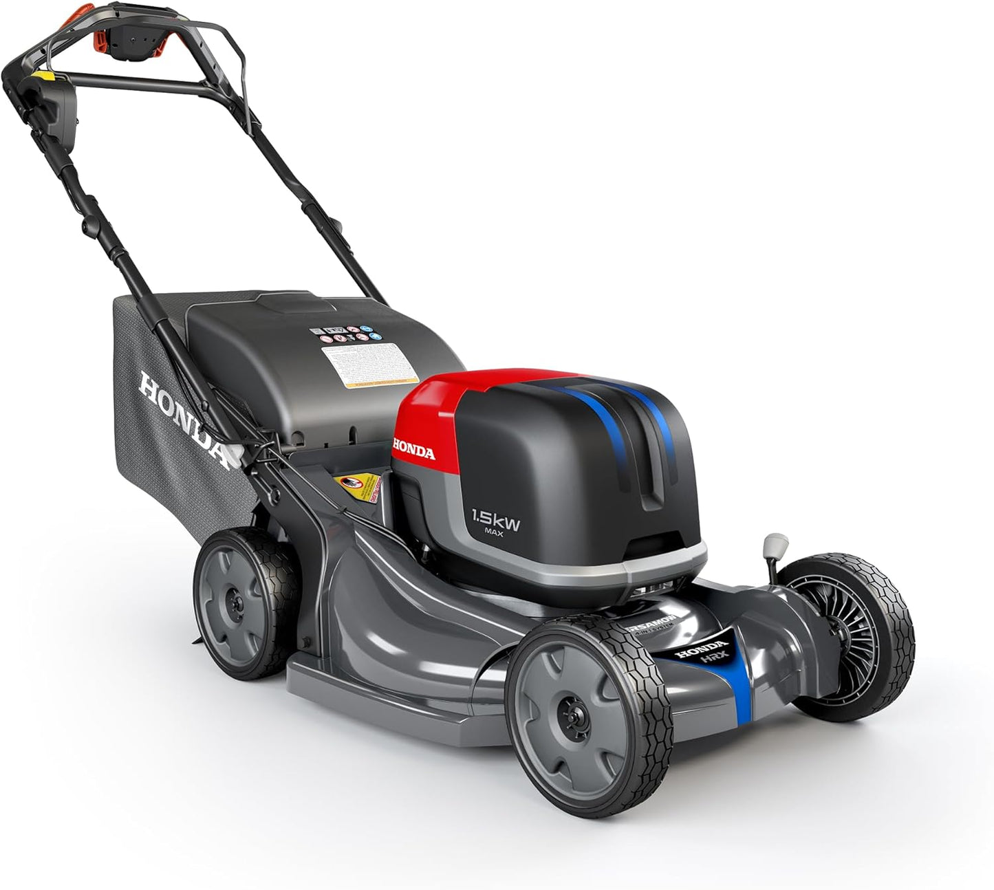 Honda HRX-BE 21" Battery Self-Propelled Lawn Mower, Dual Battery Bays, 2.2 Bushel Grass Bag