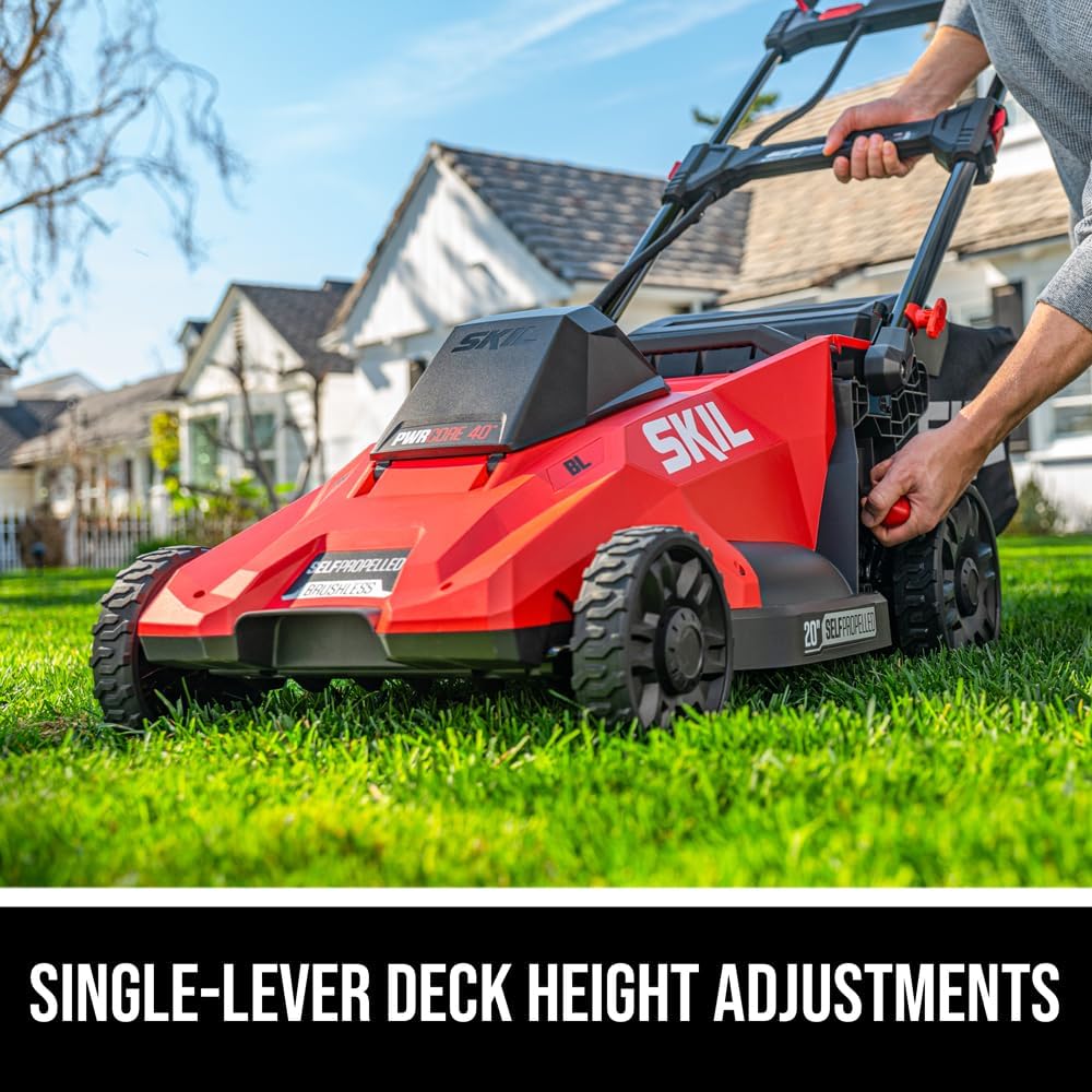 SKIL PWR CORE 40 Brushless 40V 20-Inch Self-Propelled Mower Kit