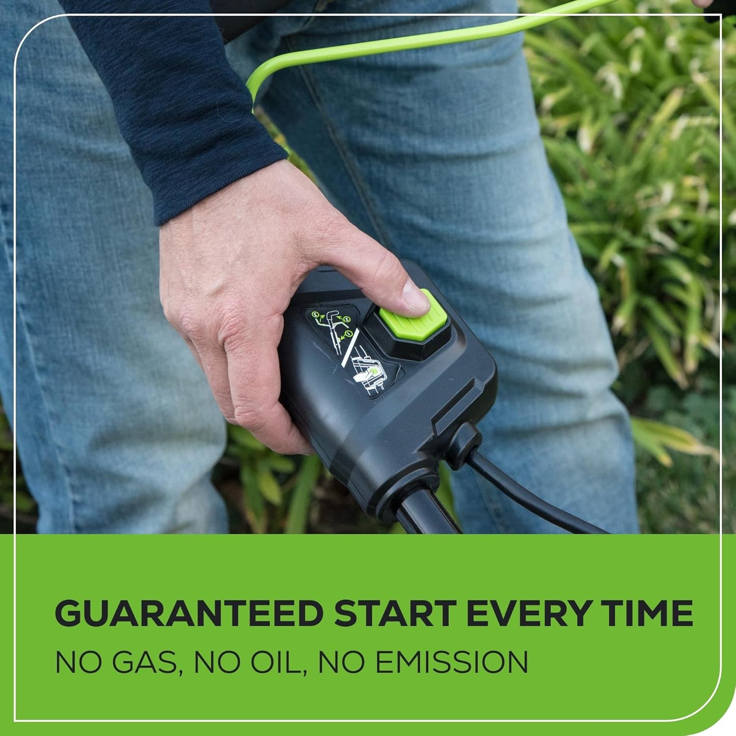 Greenworks 80V 21" Brushless Cordless Lawn Mower, Push, 4.0Ah Battery & 60-Min Rapid Charger